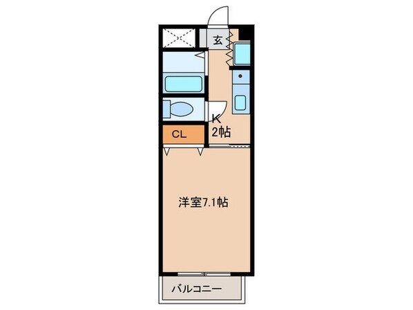 エスポア庄内緑地の物件間取画像